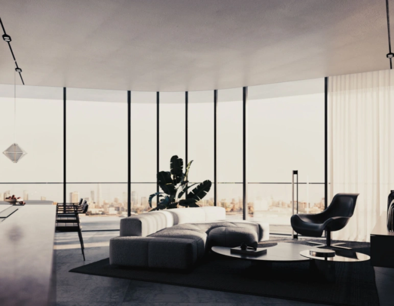 Stilvolle Zwei-Zimmer-Wohnung mit modernem Design