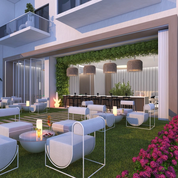 Gemütliche 2-Zimmer-Duplex-Wohnung mit Poolblick in idealer Lage