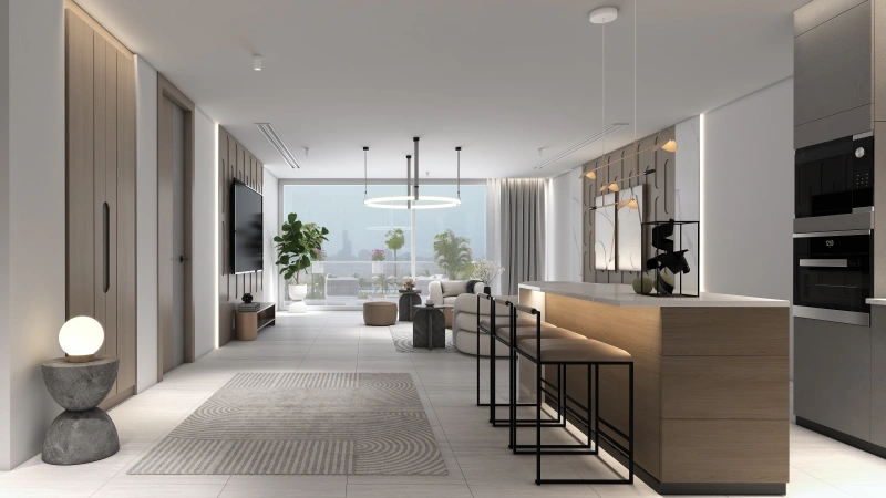 Gemütliche 2-Zimmer-Duplex-Wohnung mit Poolblick in idealer Lage