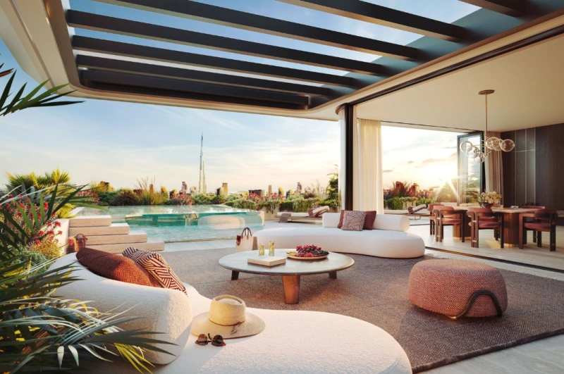 Luxuriöses Apartment mit 3 Schlafzimmern und privatem Pool: Großzügiges Layout,