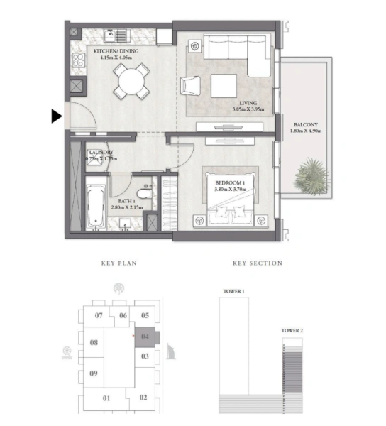 Traumhaftes 1-Zimmer-Apartment direkt am Strand - Übergabe bald!
