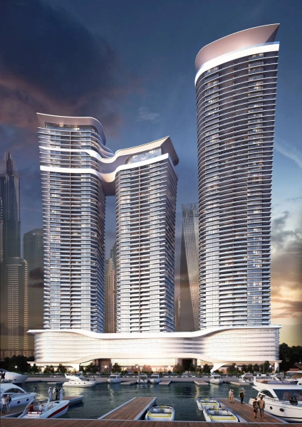 Exklusives 1-Zimmer-Apartment mit atemberaubendem Blick auf die Marina Skyline & eigenem Wäscheraum