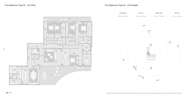 Luxuriöses 5-Zimmer-Apartment mit riesigem Balkon und atemberaubendem Blick auf das Meer
