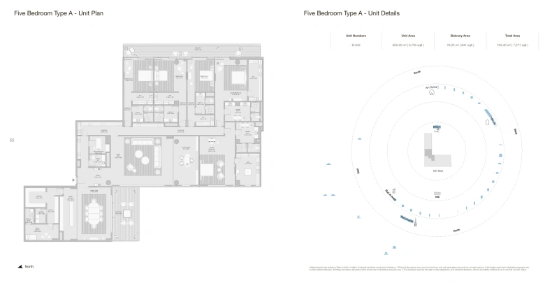 Luxuriöses 5-Zimmer-Apartment mit riesigem Balkon und atemberaubendem Blick auf das Meer