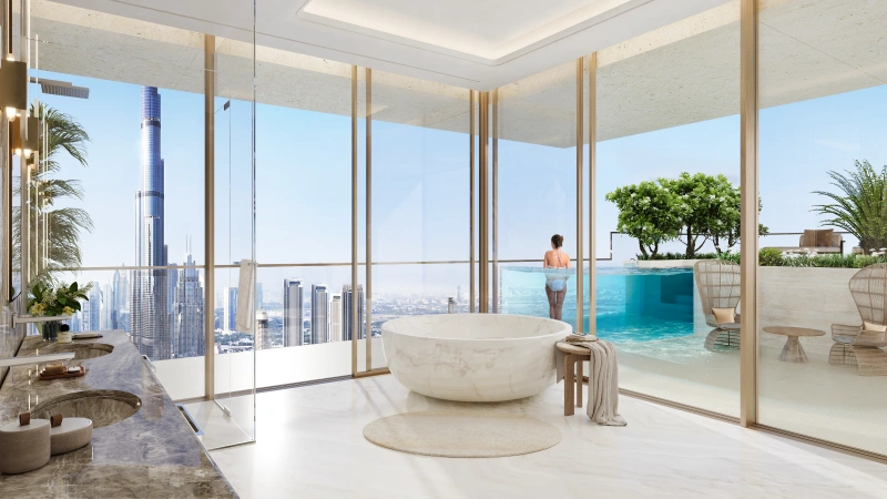 Exklusives Penthouse mit 4 Schlafzimmern in Downtown Dubai, Fairmont Residences