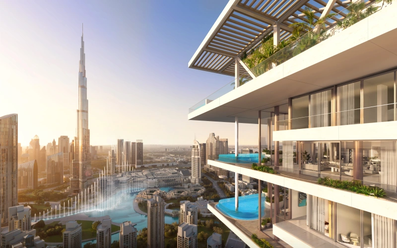 Exklusives Penthouse mit 4 Schlafzimmern in Downtown Dubai, Fairmont Residences