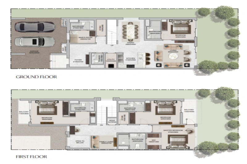 Luxuriöse Villa mit vier Schlafzimmern und modernem Design