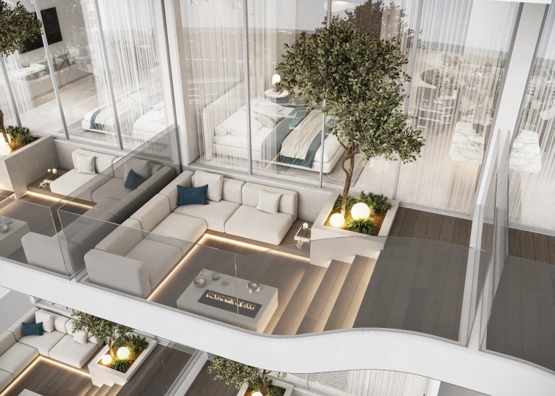 Luxuriöses Studio mit Sunken Garden und Basketballplatz auf dem Dach!