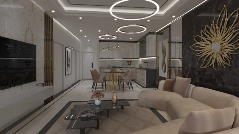 Modernes 1-Zimmer-Apartment mit großen bodentiefen Fenstern und Balkon in zentraler Lage!