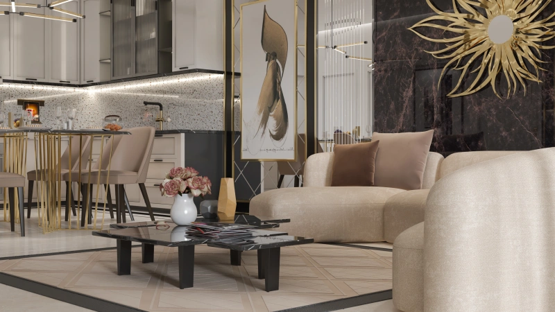 Modernes 1-Zimmer-Apartment mit großen bodentiefen Fenstern und Balkon in zentraler Lage!