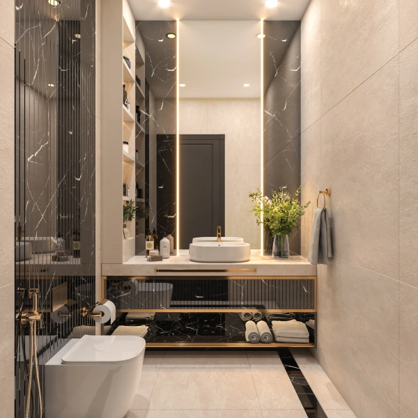 Modernes 1-Zimmer-Apartment mit großen bodentiefen Fenstern und Balkon in zentraler Lage!