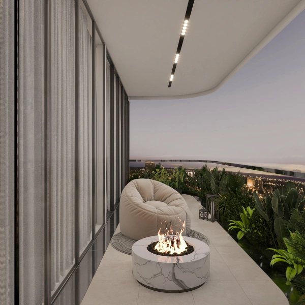 Modernes 1-Zimmer-Apartment mit großen bodentiefen Fenstern und Balkon in zentraler Lage!