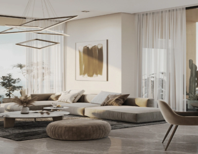 Stilvolles Ein-Zimmer-Apartment mit modernem Design