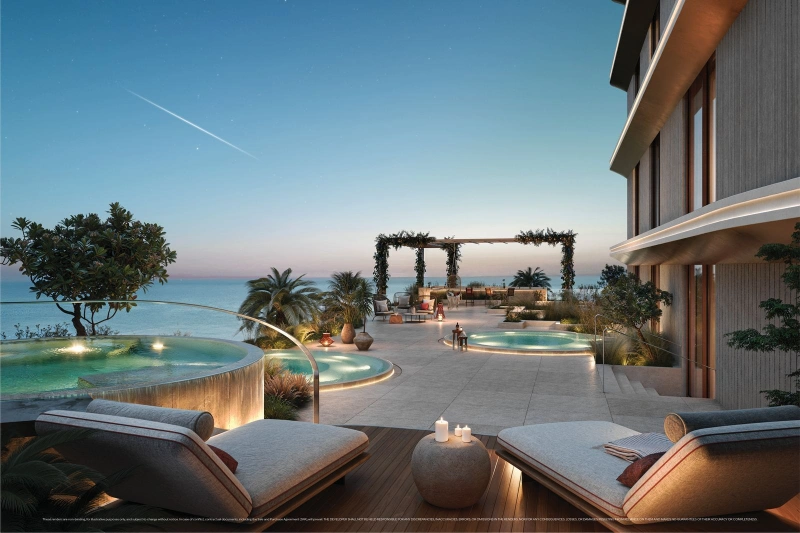 Luxuriöse 2-Zimmer Wohnung am Strand: Eleganz und Komfort in perfekter Lage