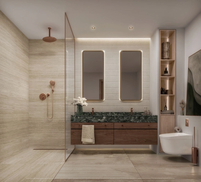 Luxuriöse 2-Zimmer Wohnung am Strand: Eleganz und Komfort in perfekter Lage