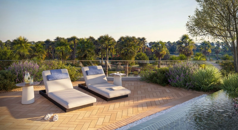 Luxuriöse 2-Zimmer Wohnung am Strand: Eleganz und Komfort in perfekter Lage