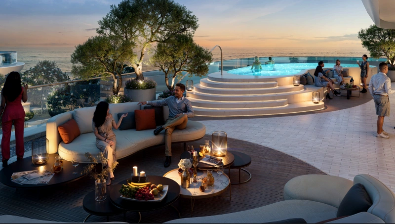 Luxury 2BR Apartment with Maid Room, Plunge Pool, Panoramic Sea Views