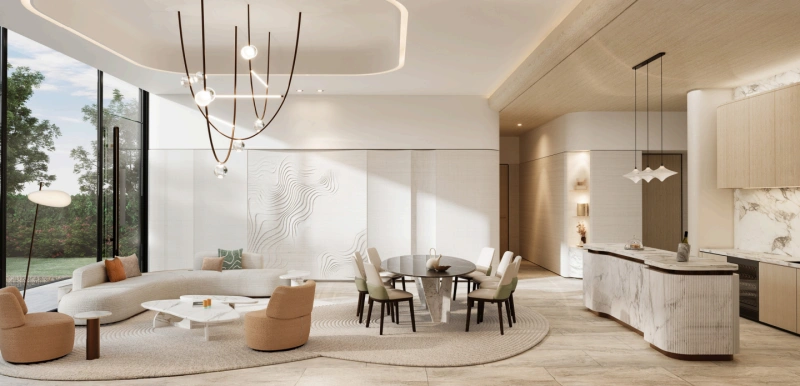 Luxury 2BR Apartment with Maid Room, Plunge Pool, Panoramic Sea Views