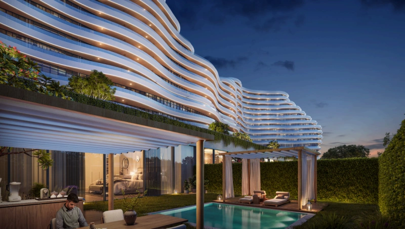 Luxury 2BR Apartment with Maid Room, Plunge Pool, Panoramic Sea Views