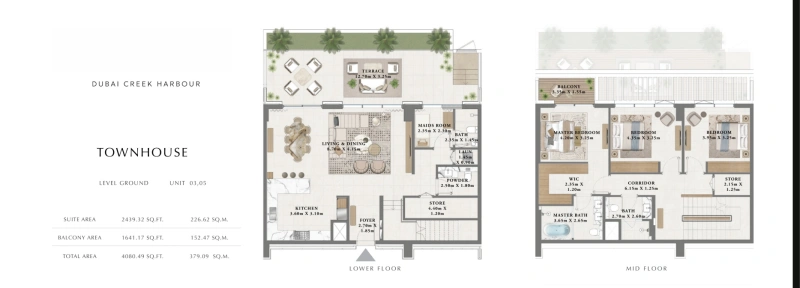 Geräumiges Stadthaus mit 3 Schlafzimmern, Dienstzimmer und eigenem Bad + riesige Dachterrasse!