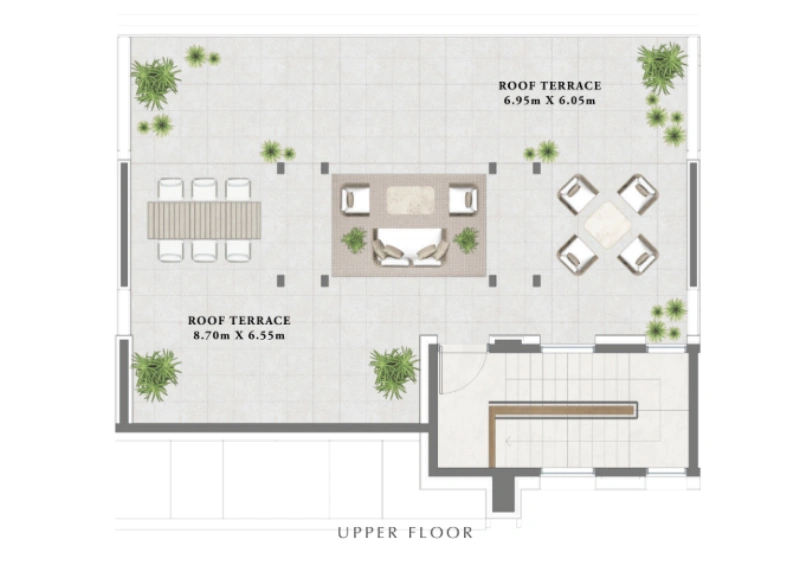 Geräumiges Stadthaus mit 3 Schlafzimmern, Dienstzimmer und eigenem Bad + riesige Dachterrasse!