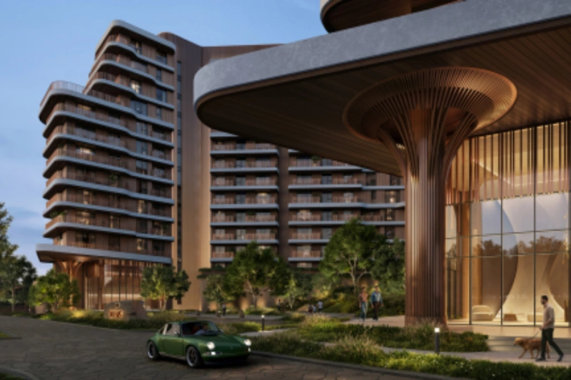 Stilvolles Duplex mit drei Schlafzimmern und Dienstmädchenzimmer in modernem Design