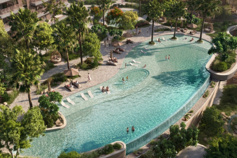 Stilvolles Duplex mit drei Schlafzimmern und Dienstmädchenzimmer in modernem Design