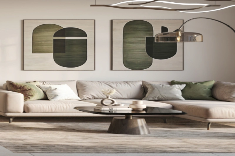 Stilvolles Duplex mit drei Schlafzimmern und Dienstmädchenzimmer in modernem Design