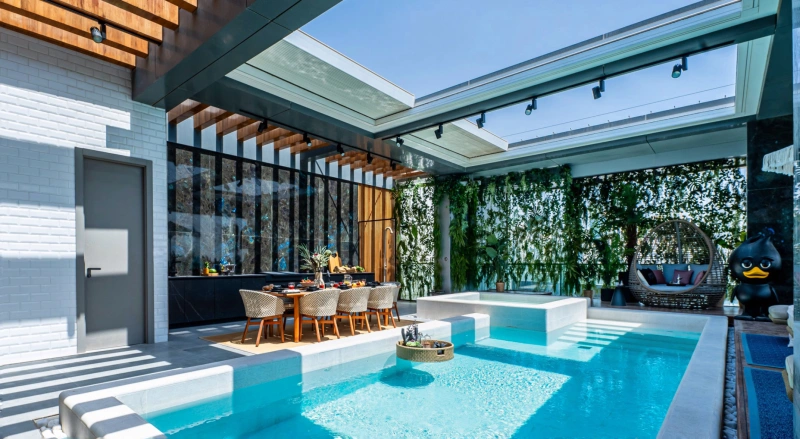 Luxuriöses 5-Schlafzimmer-Penthouse mit privatem Pool, Sauna - Ultimative Raffinesse und Eleganz