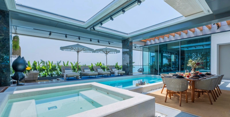 Luxuriöses 5-Schlafzimmer-Penthouse mit privatem Pool, Sauna - Ultimative Raffinesse und Eleganz