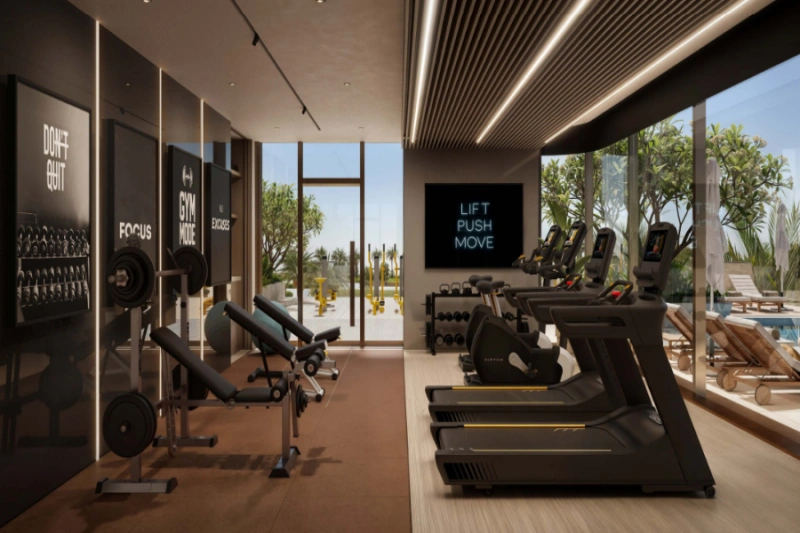 Stilvolle Zweizimmerwohnung mit Arbeitszimmer in modernem Design.