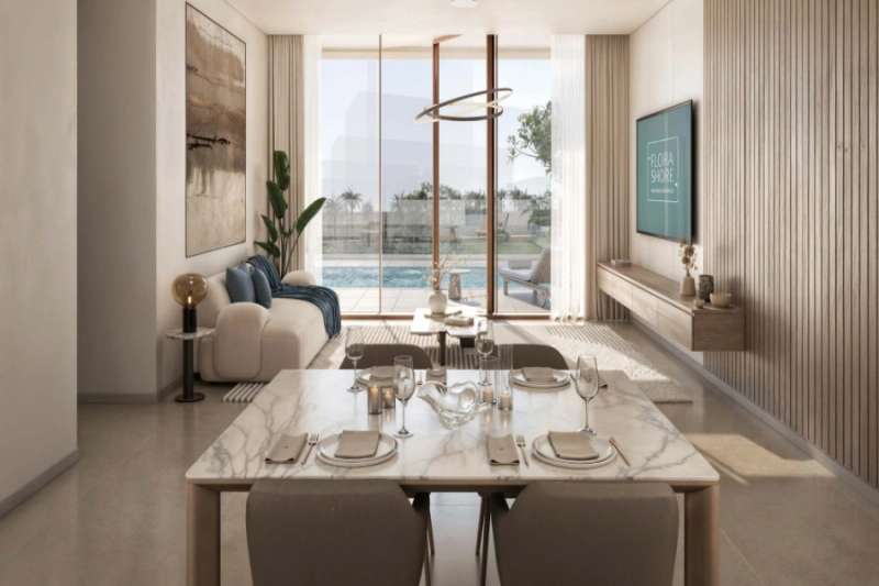 Stilvolle Zweizimmerwohnung mit Arbeitszimmer in modernem Design.