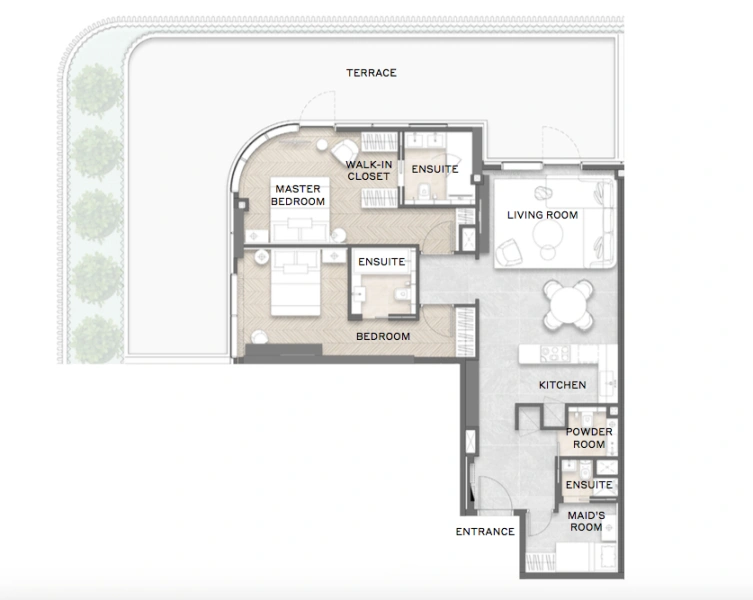 Moderne 2-Zimmer-Wohnung: Resort-Style Living am besten!