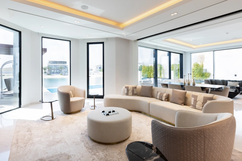 Luxuriöse 7-Zimmer Garden Homes-Villa mit Blick auf Atlantis & Sonnenuntergang