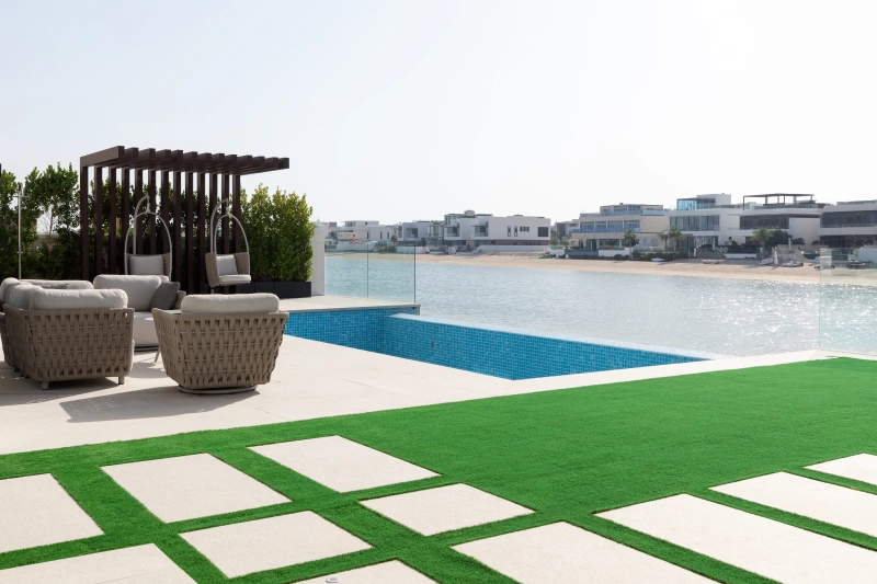 Luxuriöse 7-Zimmer Garden Homes-Villa mit Blick auf Atlantis & Sonnenuntergang