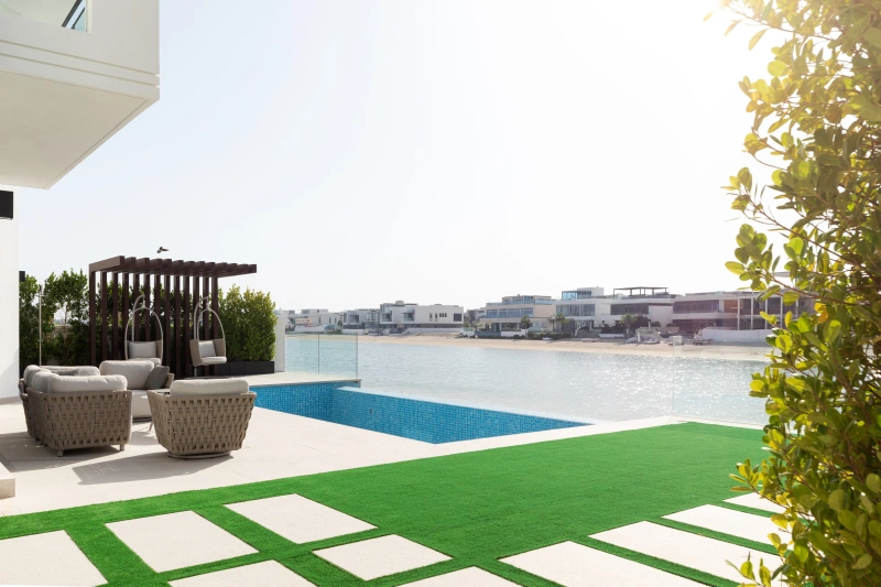 Luxuriöse 7-Zimmer Garden Homes-Villa mit Blick auf Atlantis & Sonnenuntergang