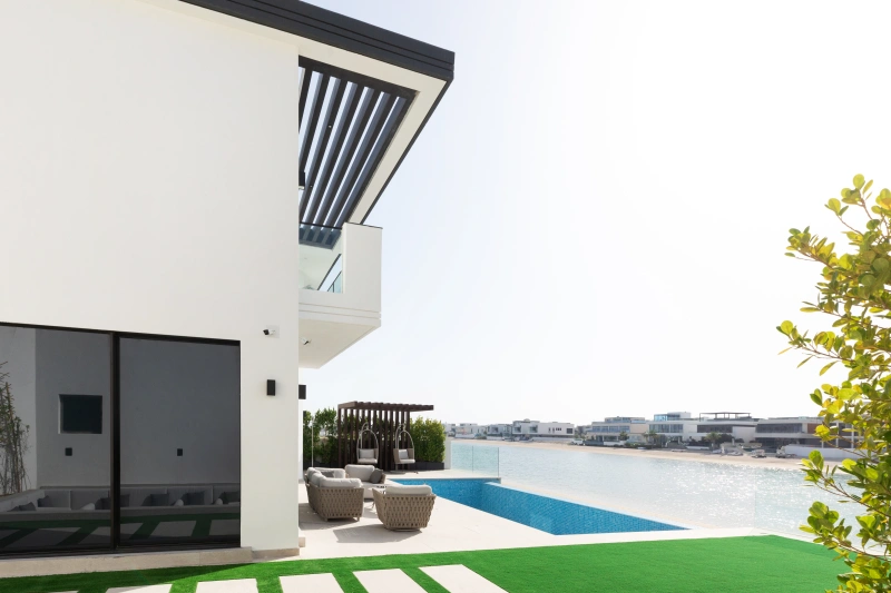 Luxuriöse 7-Zimmer Garden Homes-Villa mit Blick auf Atlantis & Sonnenuntergang