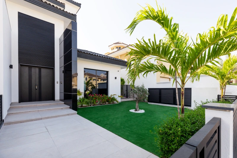 Luxuriöse 7-Zimmer Garden Homes-Villa mit Blick auf Atlantis & Sonnenuntergang