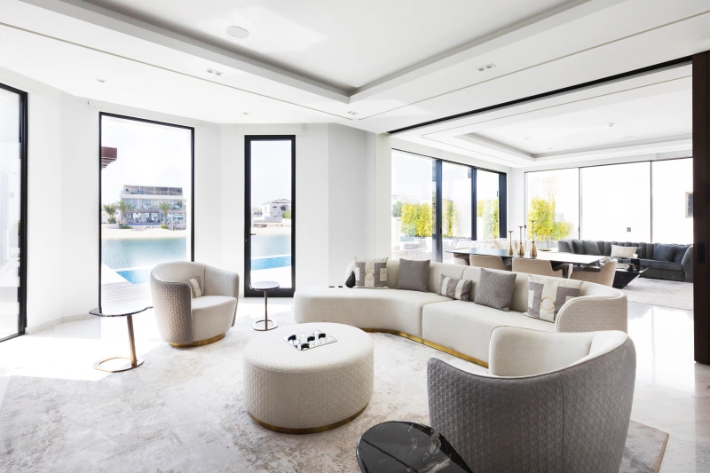 Luxuriöse 7-Zimmer Garden Homes-Villa mit Blick auf Atlantis & Sonnenuntergang