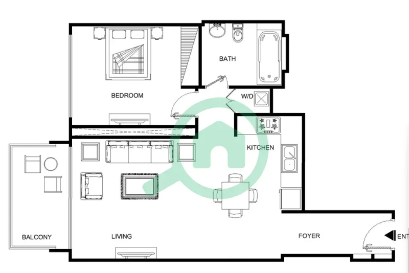 Traumhafte 2-Zimmer-Wohnung im The Grand, Creek Harbor mit atemberaubender Aussicht!