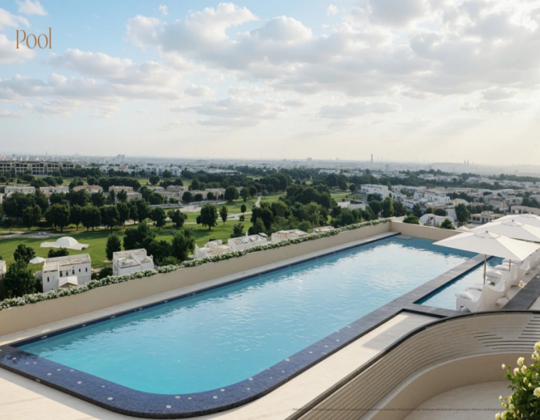 Erleben Sie den modernen Golf-Lifestyle in den Golf Terrace Residences in Dubai Production City.