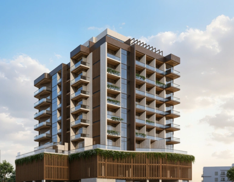 Erleben Sie den modernen Golf-Lifestyle in den Golf Terrace Residences in Dubai Production City.