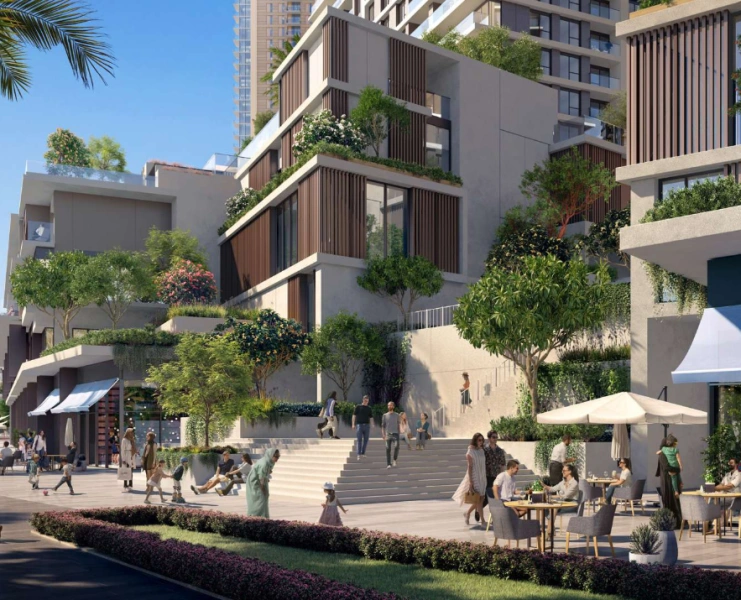 Traumhaftes 4-Zimmer-Triplex in Creek Waters mit Kanalblick