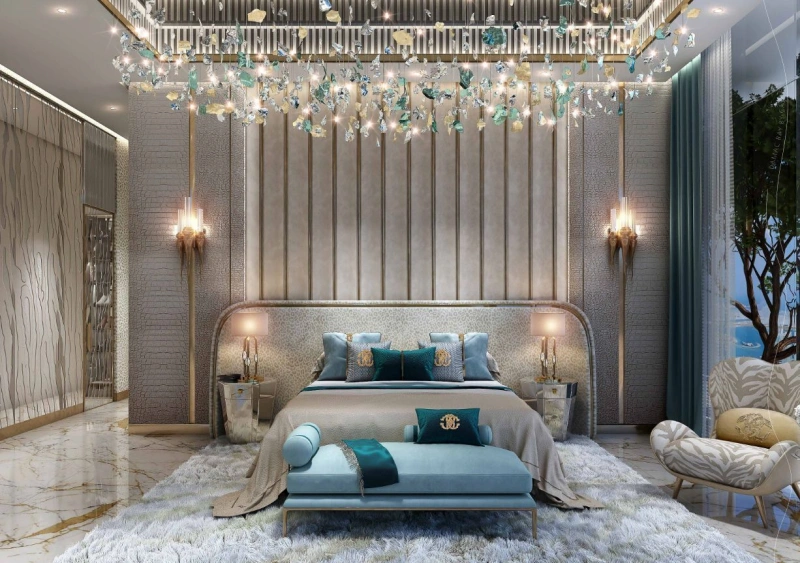 Luxuriöses 1-Zimmer-Apartment mit großem Balkon und bodentiefen Fenstern in zentraler Lage