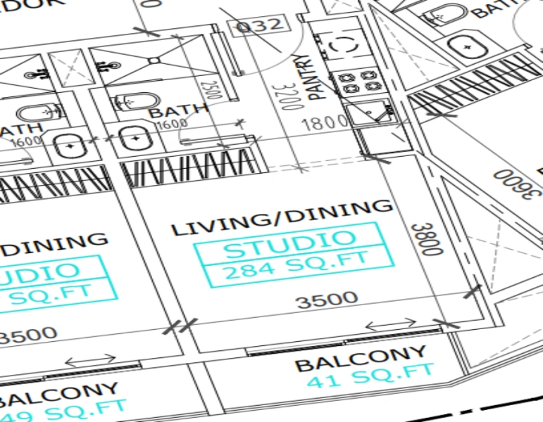 Stilvolles Studio-Apartment mit modernem Design