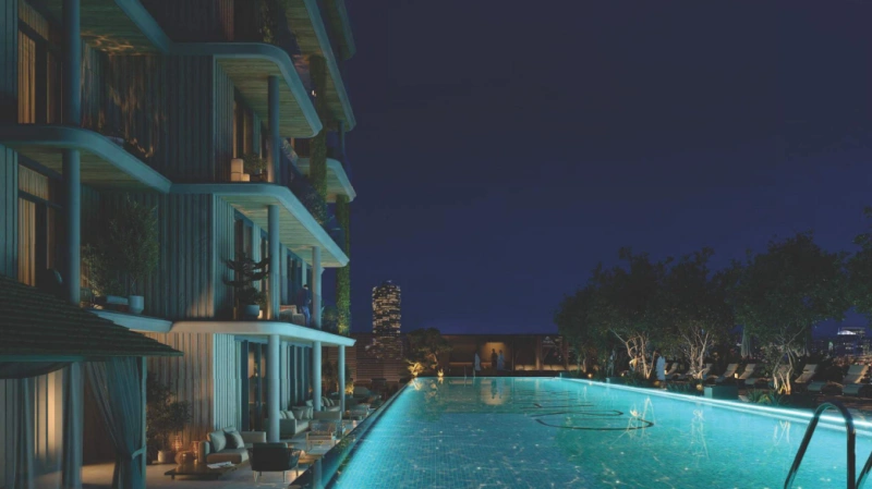 1-Schlafzimmer-Wohnung in "OAK YARD Residences"