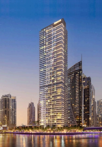 Luxuriöses 2-Zimmer-Apartment mit Blick auf Marina und Palm Jumeirah