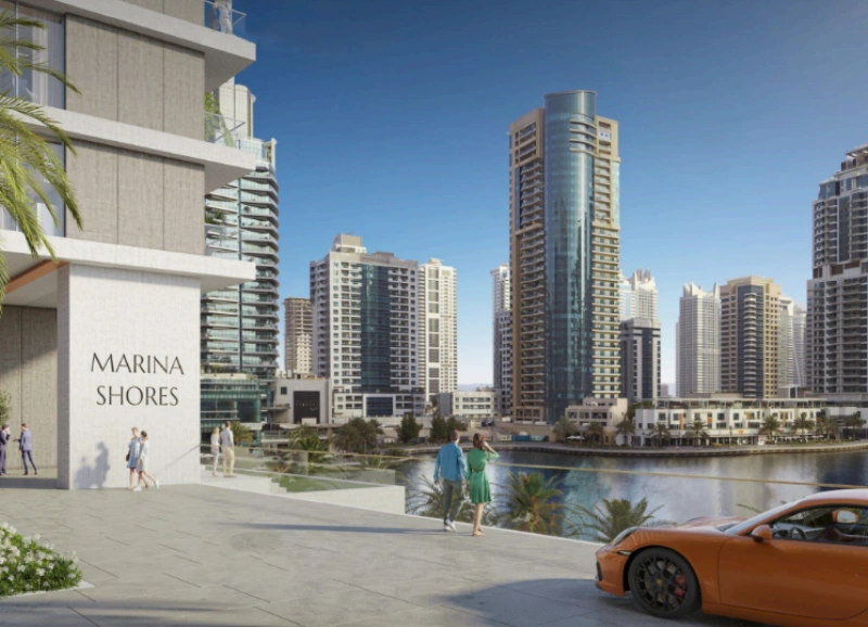 Luxuriöses 2-Zimmer-Apartment mit Blick auf Marina und Palm Jumeirah