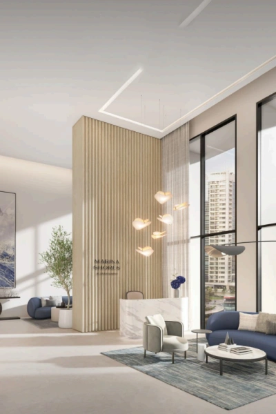 Luxuriöses 2-Zimmer-Apartment mit Blick auf Marina und Palm Jumeirah