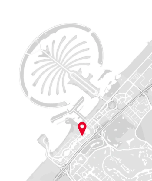 Luxuriöses 2-Zimmer-Apartment mit Blick auf Marina und Palm Jumeirah